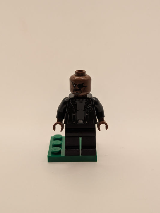LEGO  Super Heroes Minifigure Nick Fury sh585a 76130 FRENLY BRICKS - Open 7 Days