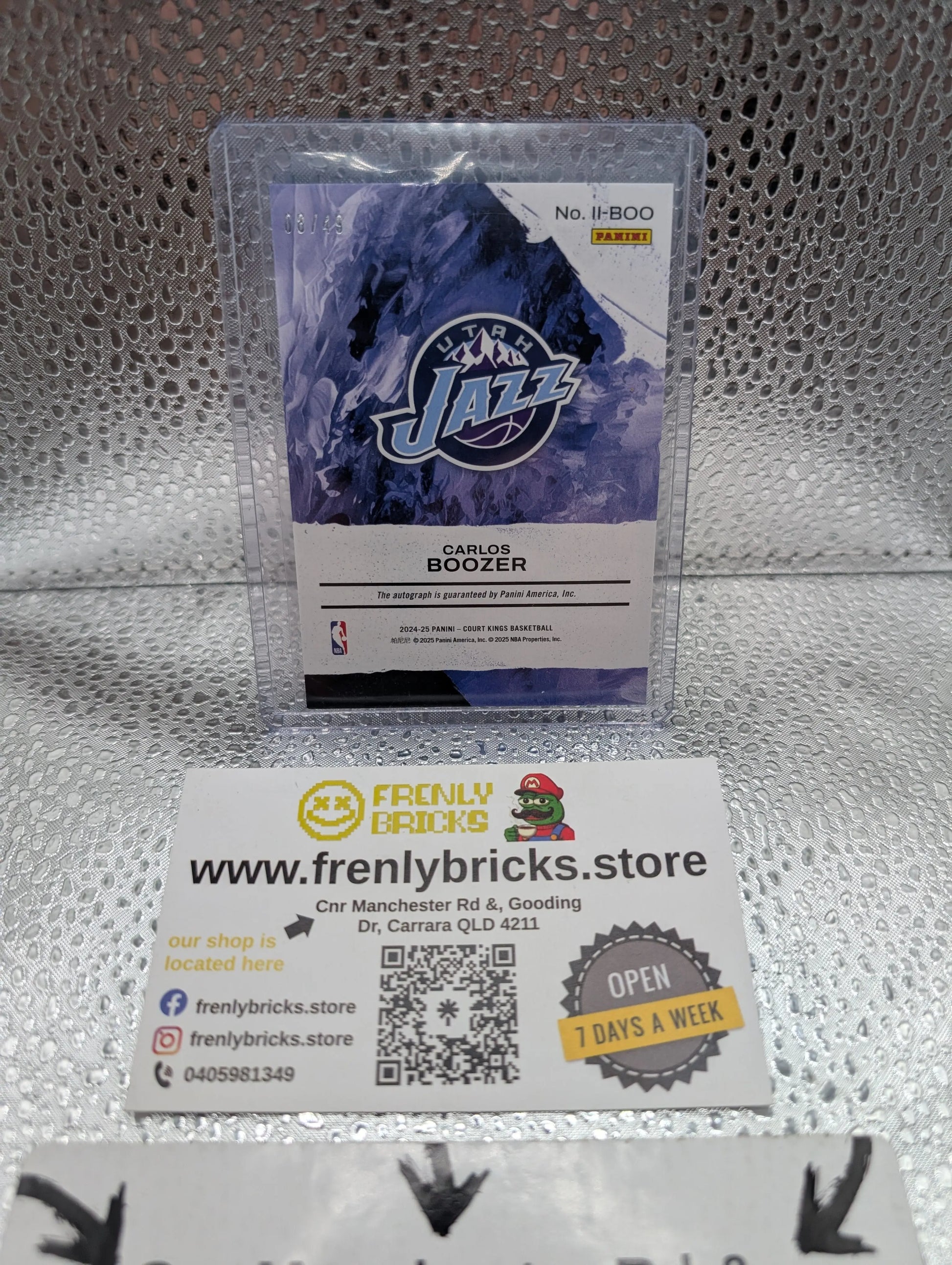 2024-25 COURT KINGS CARLOS BOOZER IMPRESSIONIST INK AUTO /49 FRENLY BRICKS - Open 7 Days