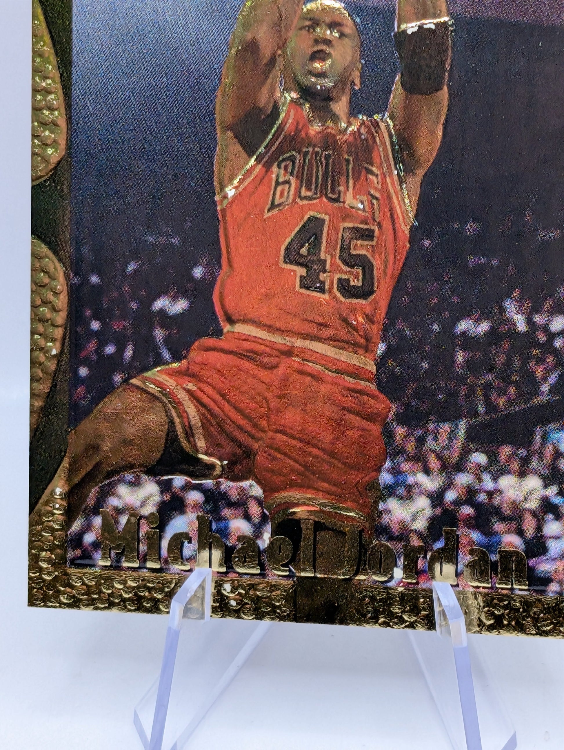 1994-95 Topps Embossed - Michael Jordan #121 Golden Idol FRENLY BRICKS - Open 7 Days