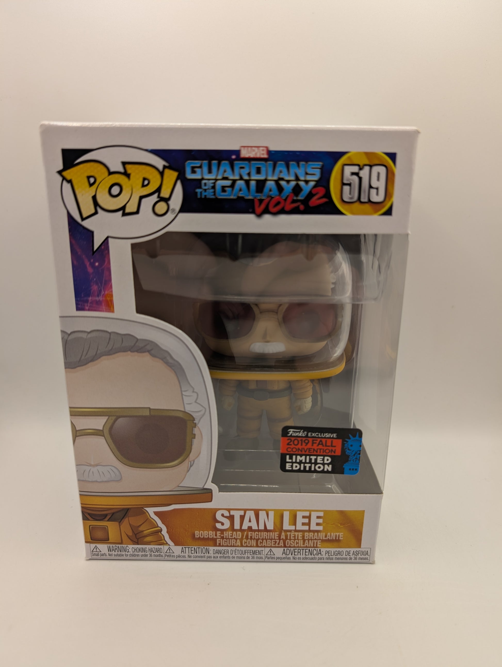 Pop Vinyl Figure Pop Marvel Guardians of The Galaxy Vol 2 Stan Lee #519 2019 FC