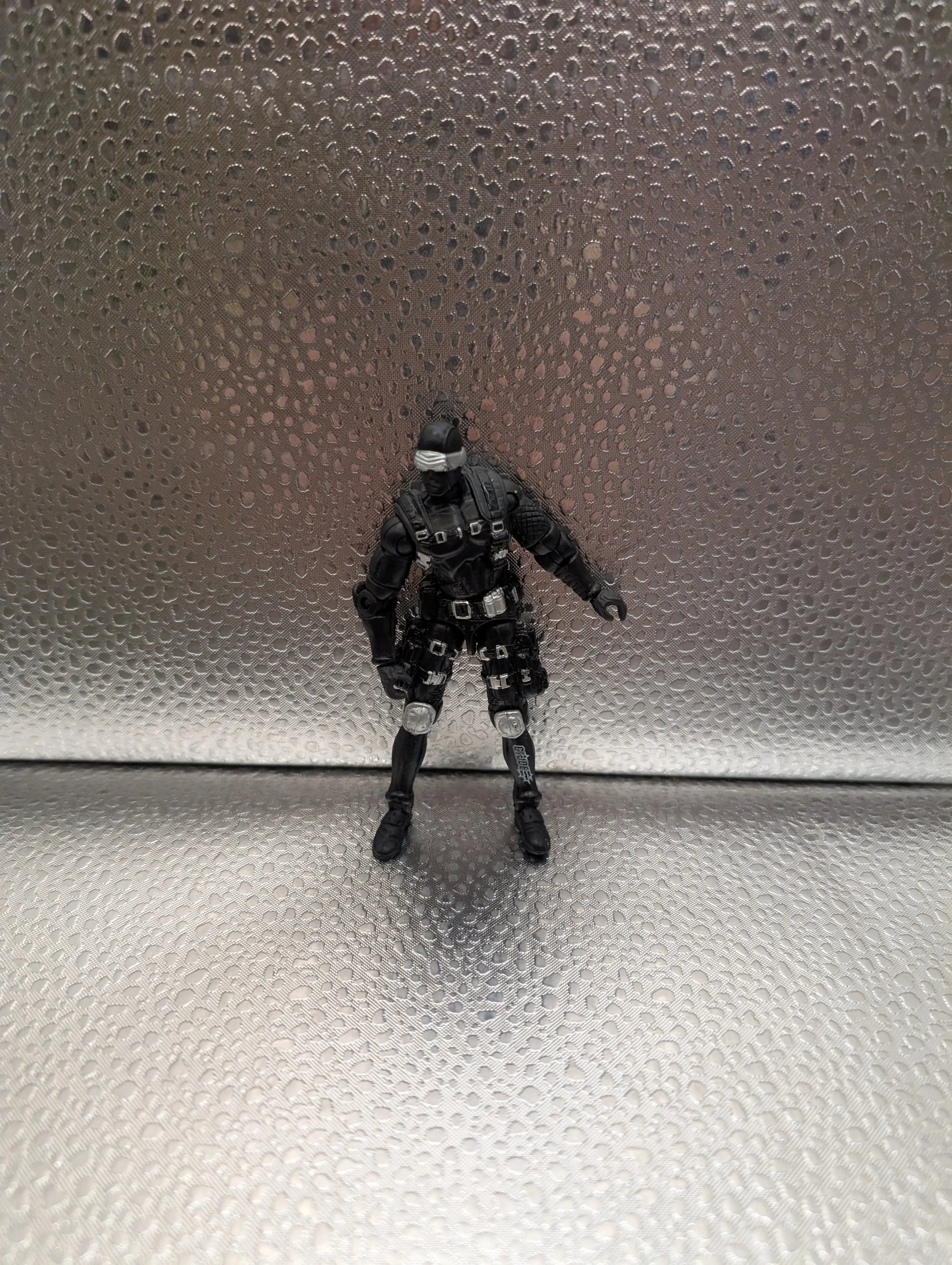 GI Joe Action Figure Snake Eyes v14 2002 FRENLY BRICKS - Open 7 Days