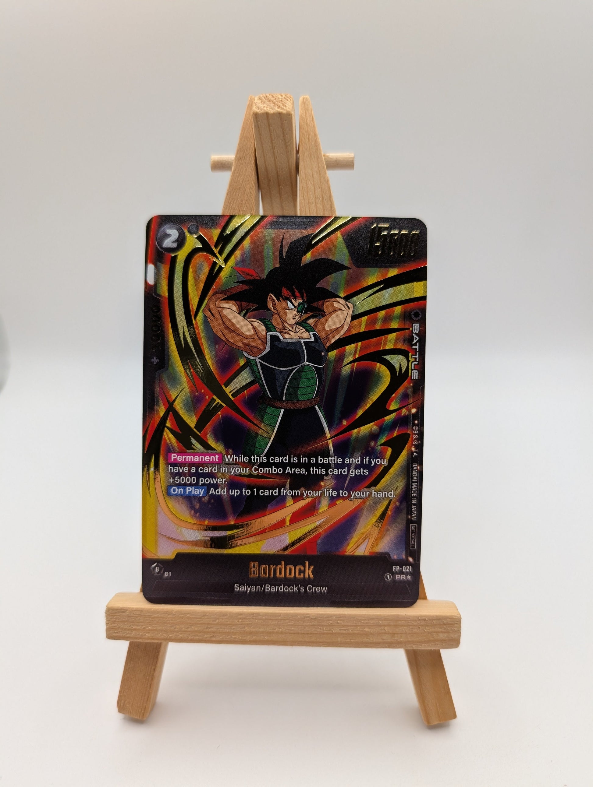 Bardock Gold Holo Rare Promo	FP-021 	Dragon Ball Super Fusion World FRENLY BRICKS - Open 7 Days