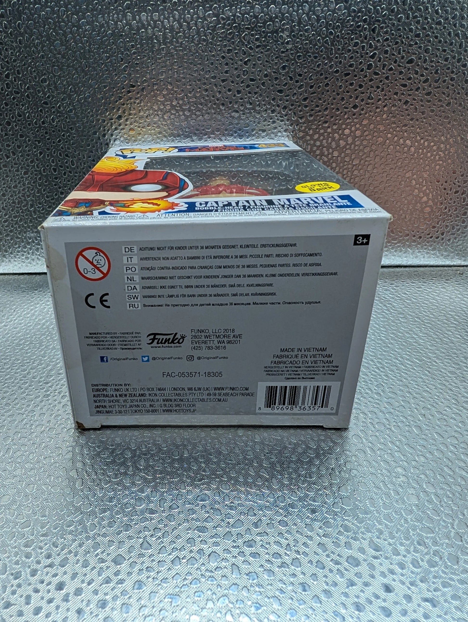 FUNKO Pop Vinyl Captain Marvel #433 FRENLY BRICKS - Open 7 Days