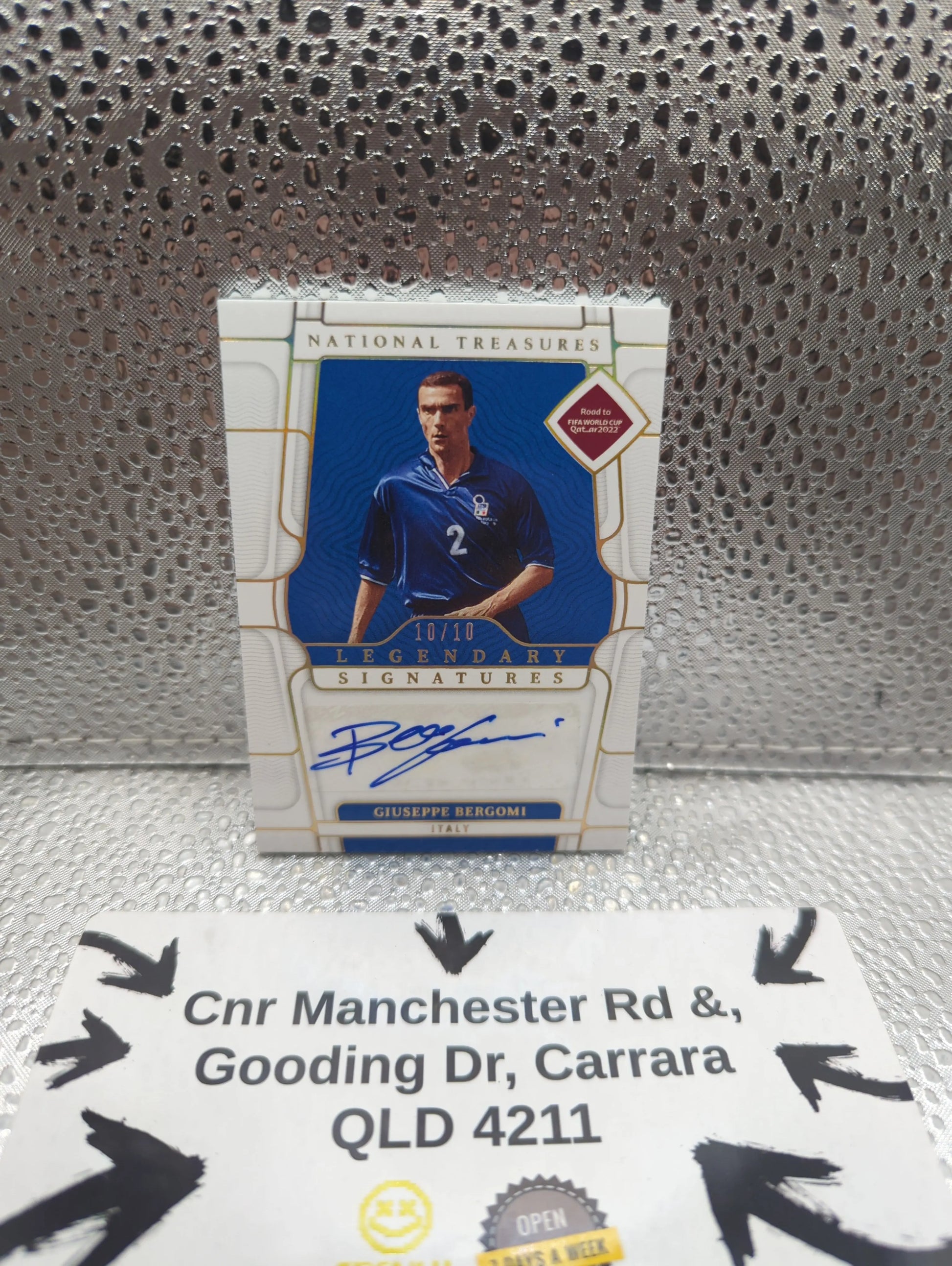 Panini National Treasures - Giuseppe Bergomi 10/10 AUTO italy FRENLY BRICKS - Open 7 Days