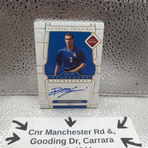 Panini National Treasures - Giuseppe Bergomi 10/10 AUTO italy FRENLY BRICKS - Open 7 Days