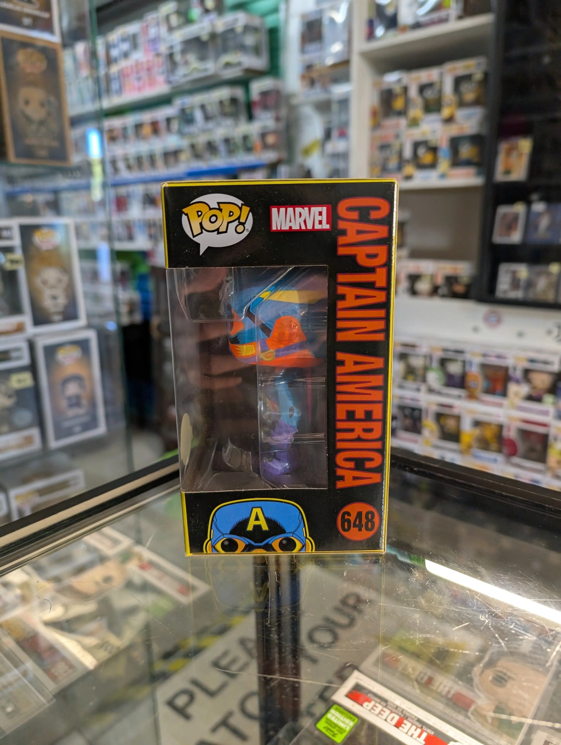 FUNKO Pop Vinyl Captain America #648 FRENLY BRICKS - Open 7 Days