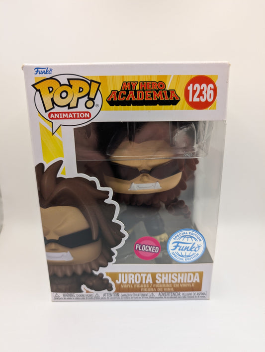 Flocked Jurota Shishida MHA FE 1236 Funko Pop Vinyl FRENLY BRICKS - Open 7 Days