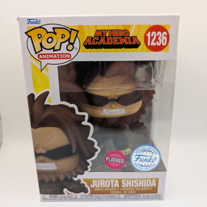 Flocked Jurota Shishida MHA FE 1236 Funko Pop Vinyl FRENLY BRICKS - Open 7 Days