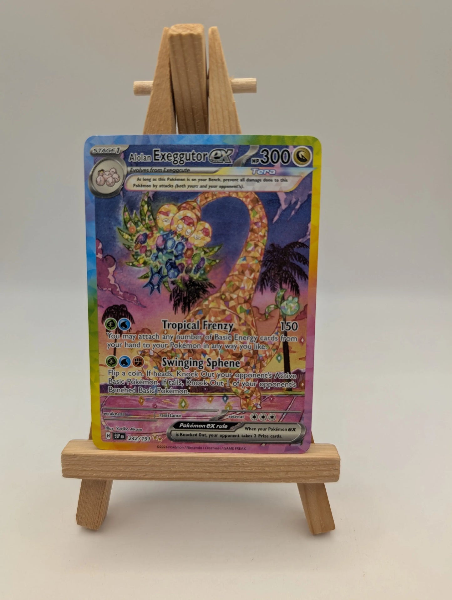 Alolan Exeggutor ex 242/191 | Surging Sparks | SIR | Pokemon Card FRENLY BRICKS - Open 7 Days