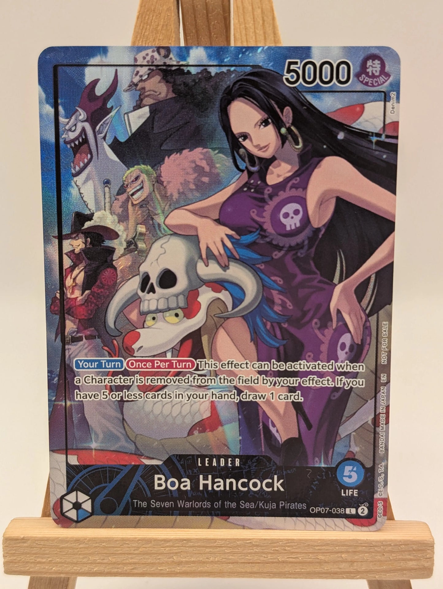 Boa Hancock OP07-038 PSA Magazine Promo One Piece TCG - Brand New Sealed FRENLY BRICKS - Open 7 Days