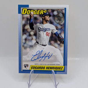 EDGARDO HENRIQUEZ (RC) On Card Auto 2025 Topps Update Series 1990 35th Retro FRENLY BRICKS - Open 7 Days