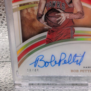 2021-22 Panini Immaculate Bob Pettit  Legends Signatures Auto /49 FRENLY BRICKS - Open 7 Days