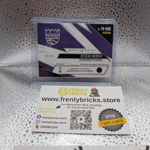 2024-25 KEEGAN MURRAY 35/99 AUTO PANINI PRIZM FAST BREAK DISCO RED PURPLE FRENLY BRICKS - Open 7 Days