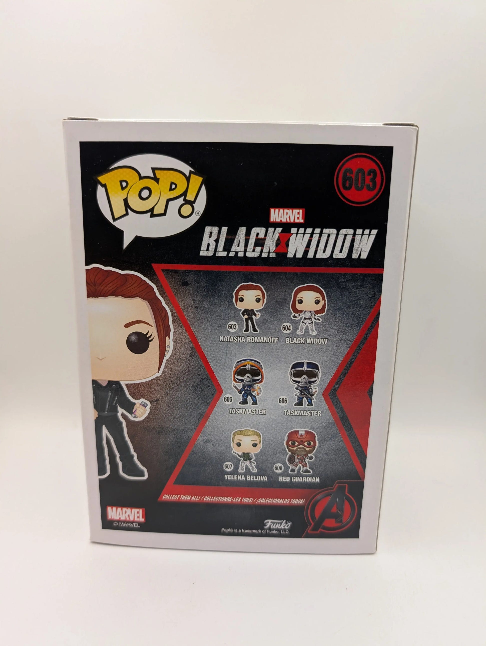 Funko Pop! NATASHA ROMANOFF Black Widow #603 FRENLY BRICKS - Open 7 Days image 3