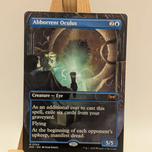 MAGIC: THE GATHERING - Abhorrent Oculus (Borderless) (DSK-344) - Duskmourn FRENLY BRICKS - Open 7 Days