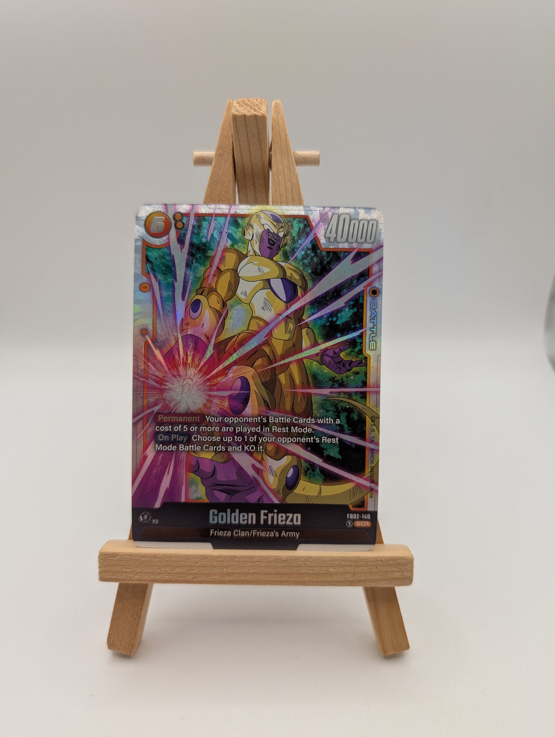 Golden Frieza SCR	FB02-140	Secret Rare Dragon Ball Fusion World Card Eng FRENLY BRICKS - Open 7 Days