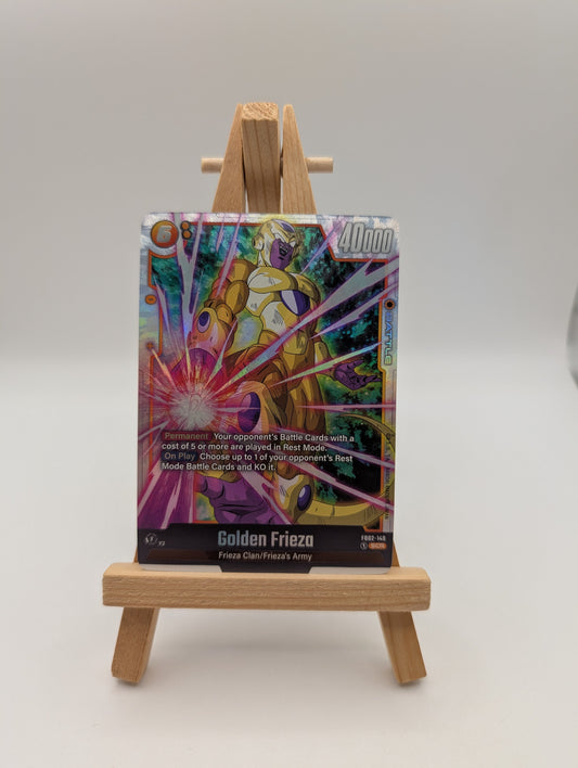 Golden Frieza SCR	FB02-140	Secret Rare Dragon Ball Fusion World Card Eng FRENLY BRICKS - Open 7 Days