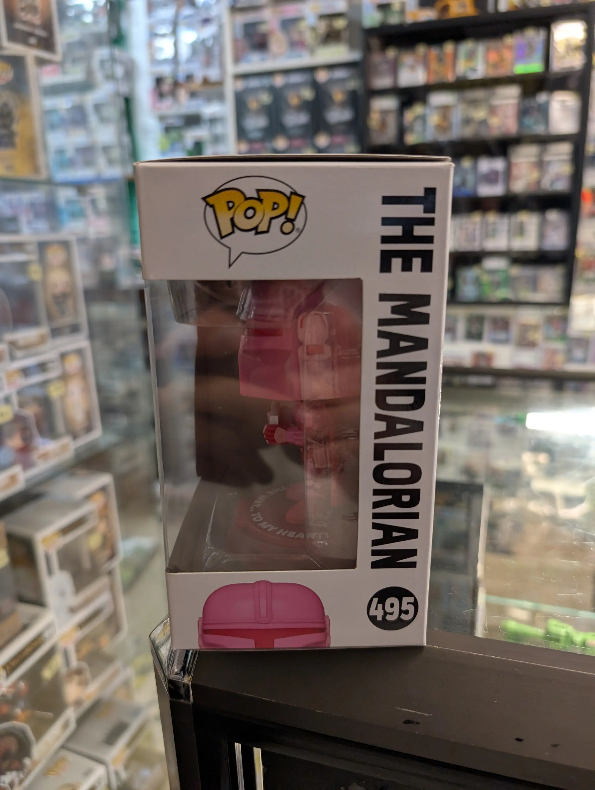 Funko Pop Star Wars #495 The Mandalorian Pink FRENLY BRICKS - Open 7 Days