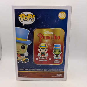 Pop Jiminy Cricket 980 Disney Funko NYCC 2020