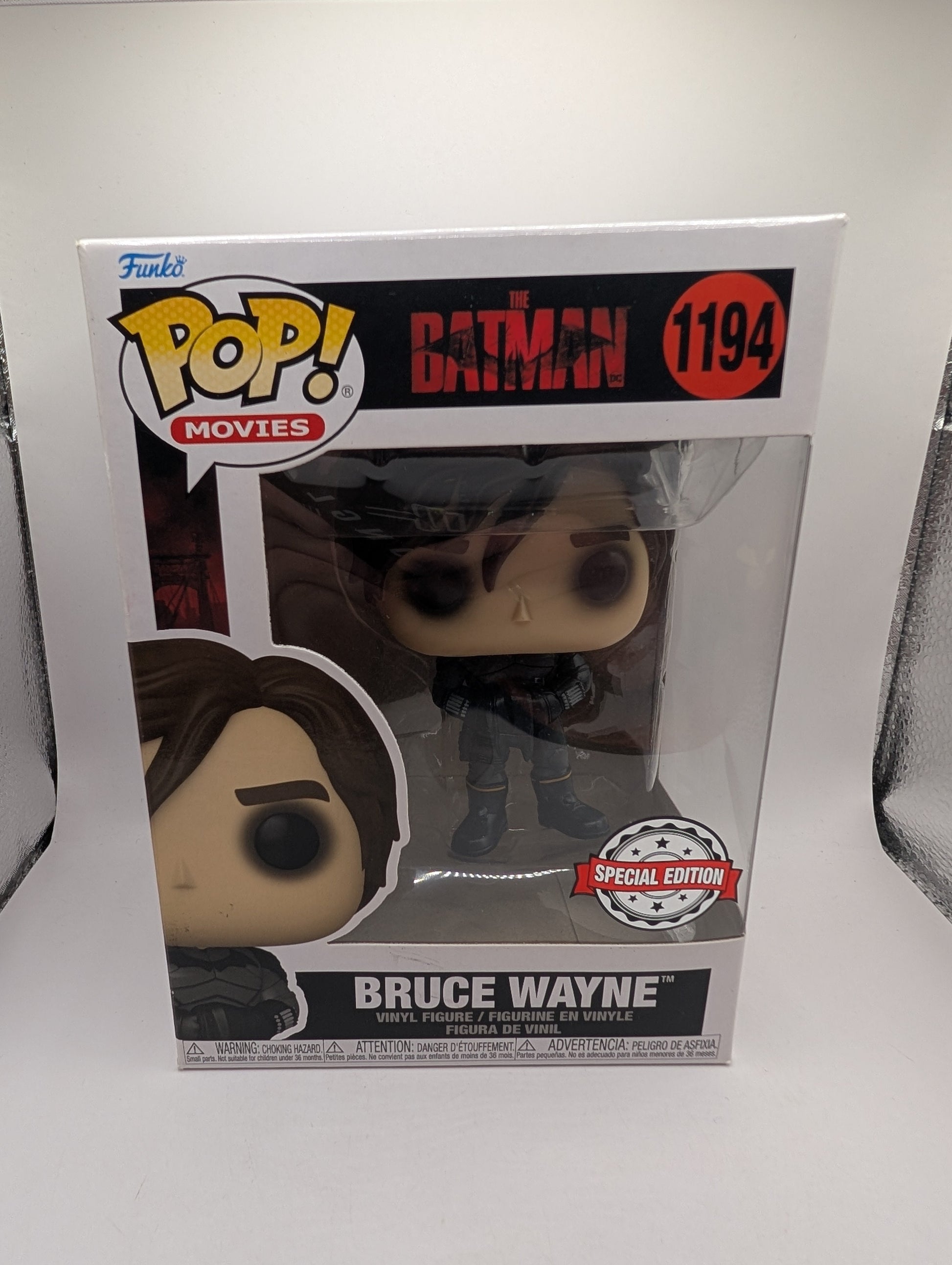 Funko Pop! The Batman: #1194 BRUCE WAYNE *VAULTED* FRENLY BRICKS - Open 7 Days