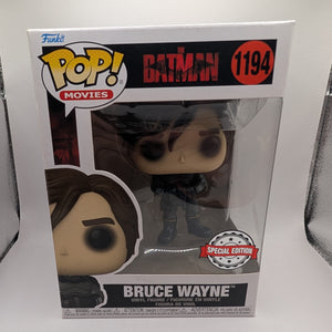 Funko Pop! The Batman: #1194 BRUCE WAYNE *VAULTED* FRENLY BRICKS - Open 7 Days