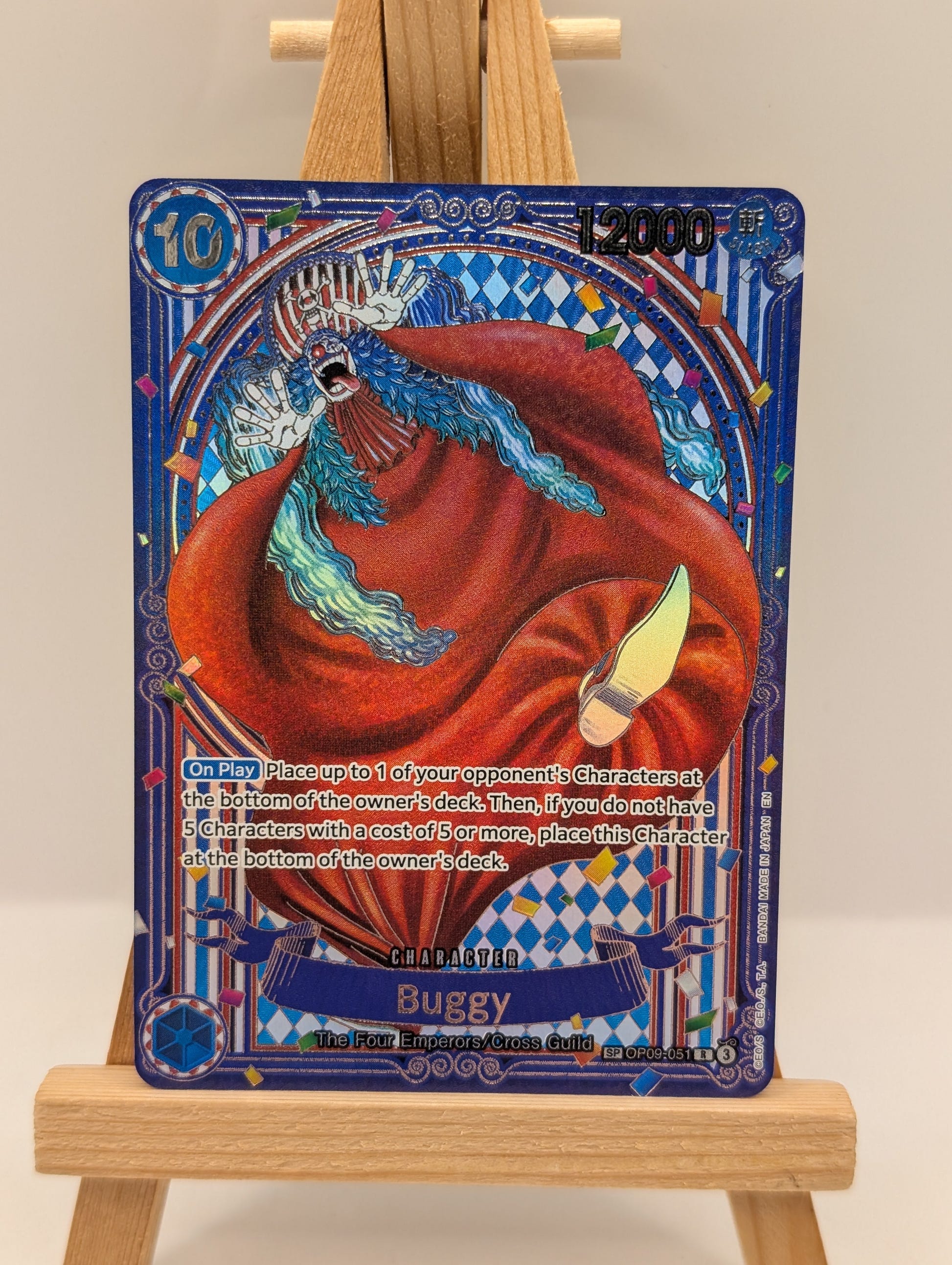 Buggy - OP09-051 (SP) OP09-051 The Azure Sea's Seven Foil FRENLY BRICKS - Open 7 Days image 2