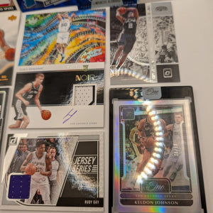 San Antonio Spurs NBA Basketball Card Lot, Rookies, Patch, Auto, George Gervin FRENLY BRICKS - Open 7 Days