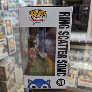 Sonic The Hedgehog Ring Scatter Sonic Funko POP! Vinyl 918 FRENLY BRICKS - Open 7 Days