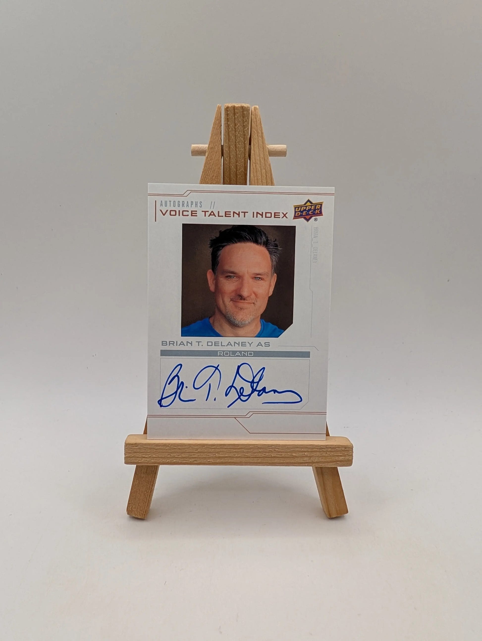 Upper Deck Halo Legacy Collection Voice Talent Index Brian T. Delaney Auto VT-BT FRENLY BRICKS - Open 7 Days image 1