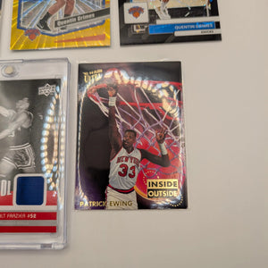 New York Knicks NBA Basketball Card Lot, Rookies, Patch, Auto, Graded, Patrick Ewing FRENLY BRICKS - Open 7 Days