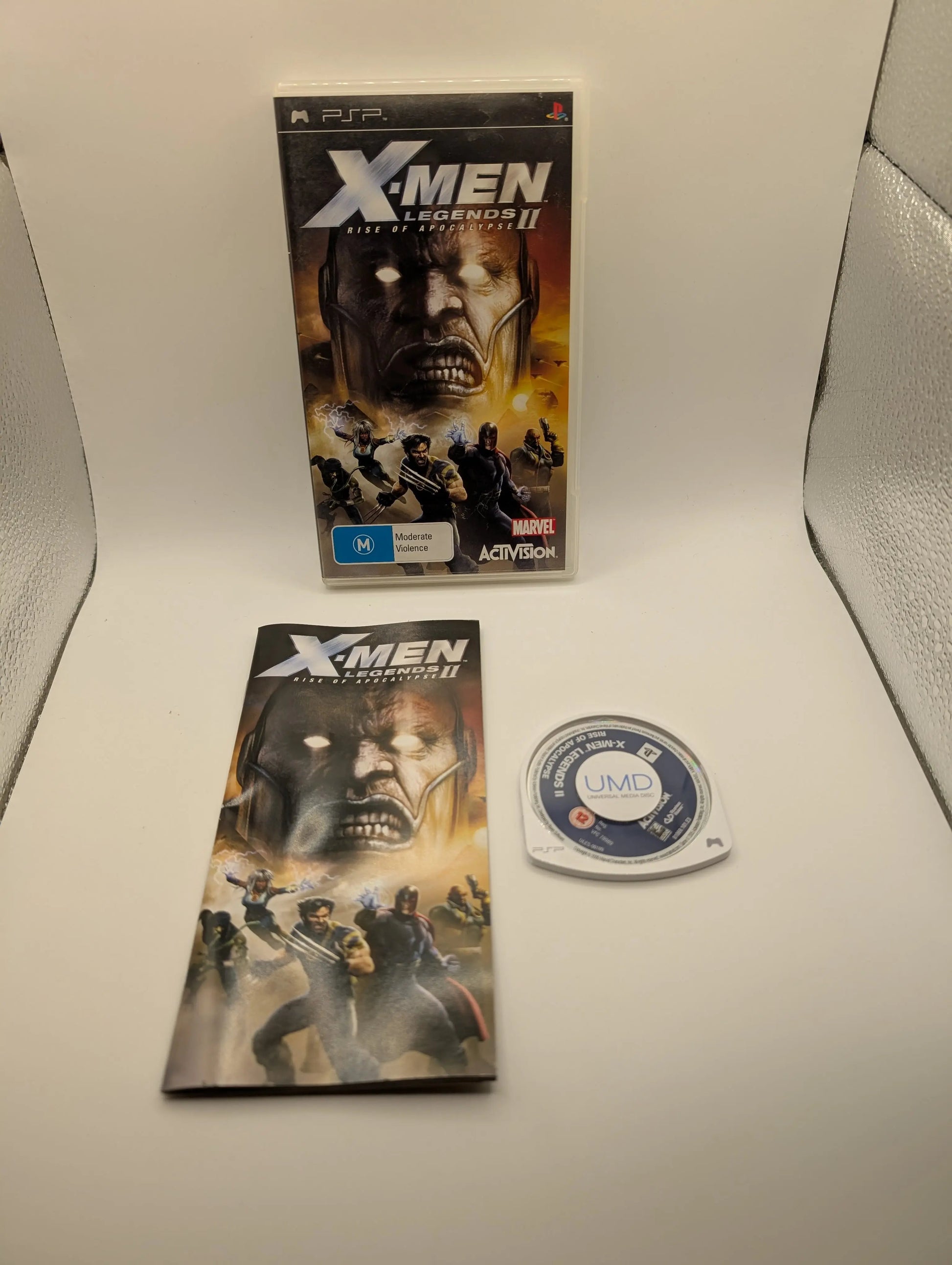 X-Men Legends II: Rise Of Apocalypse + Manual - Sony PSP - Tested & Working FRENLY BRICKS - Open 7 Days