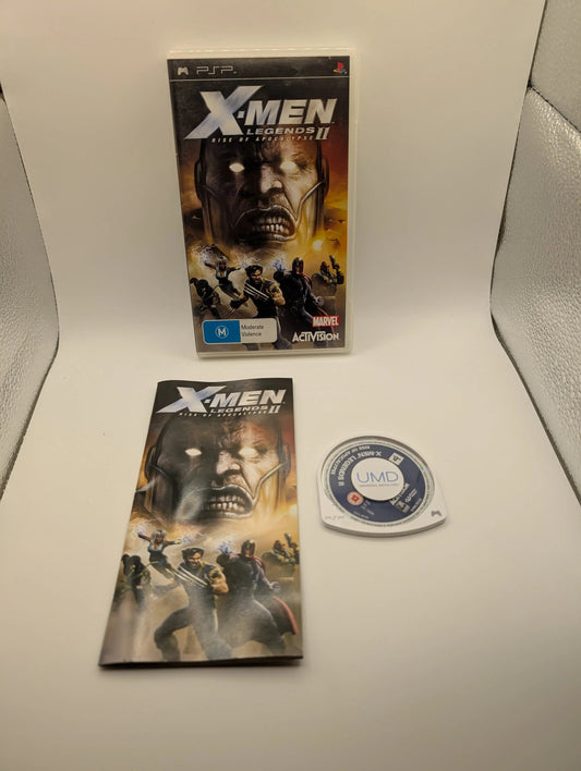 X-Men Legends II: Rise Of Apocalypse + Manual - Sony PSP - Tested & Working FRENLY BRICKS - Open 7 Days