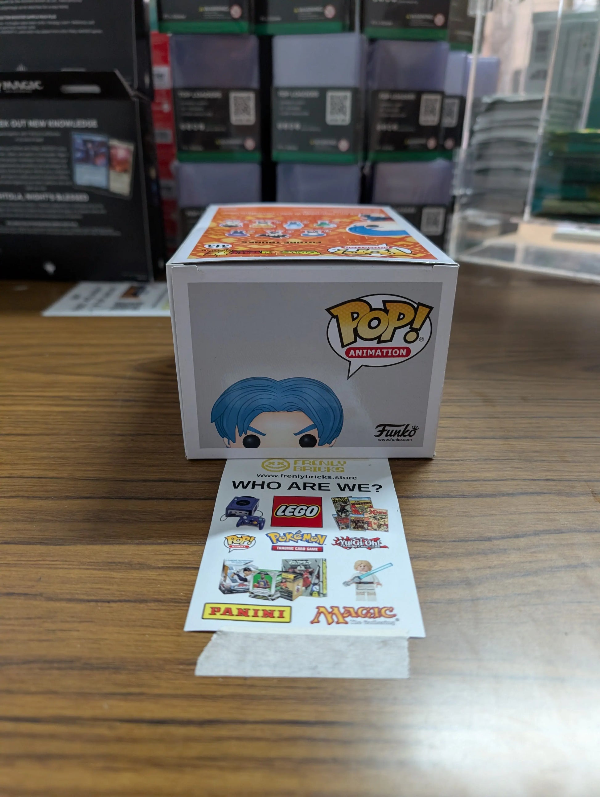 FUNKO Pop Vinyl Future Trunks #313 FRENLY BRICKS - Open 7 Days