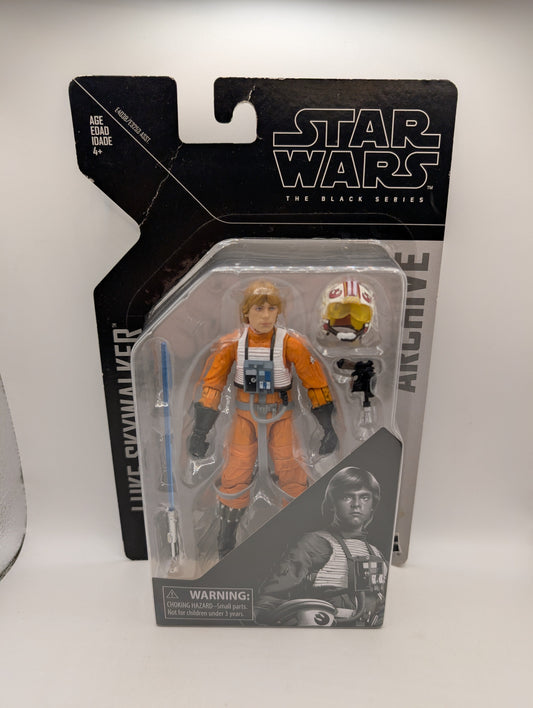 2019  Luke Skywalker X-Wing Pilot 6-inch Star Wars Black Series Archive Jedi FRENLY BRICKS - Open 7 Days