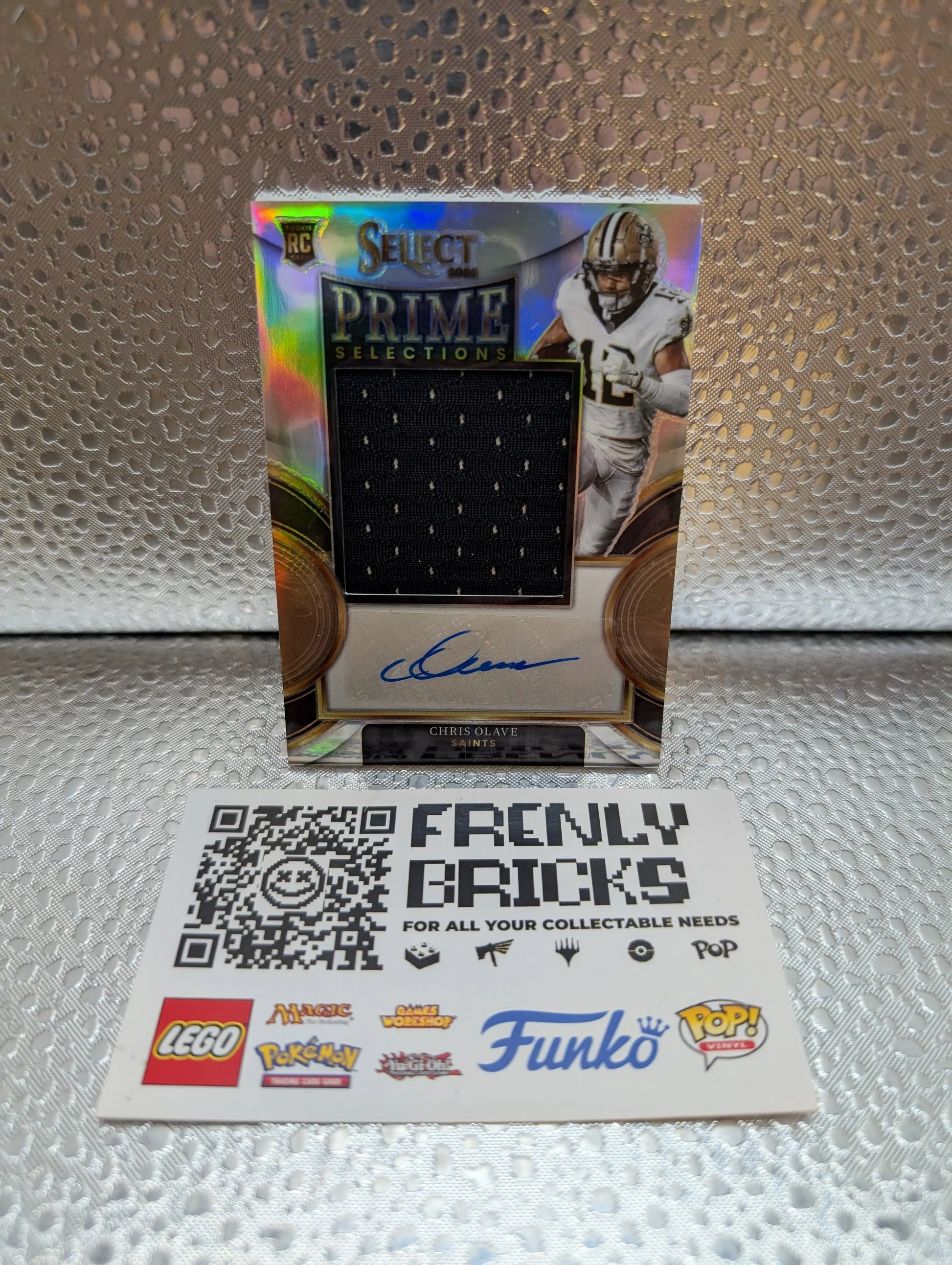 chris olave select rookie patch auto /99 ps-co SILVER FRENLY BRICKS - Open 7 Days