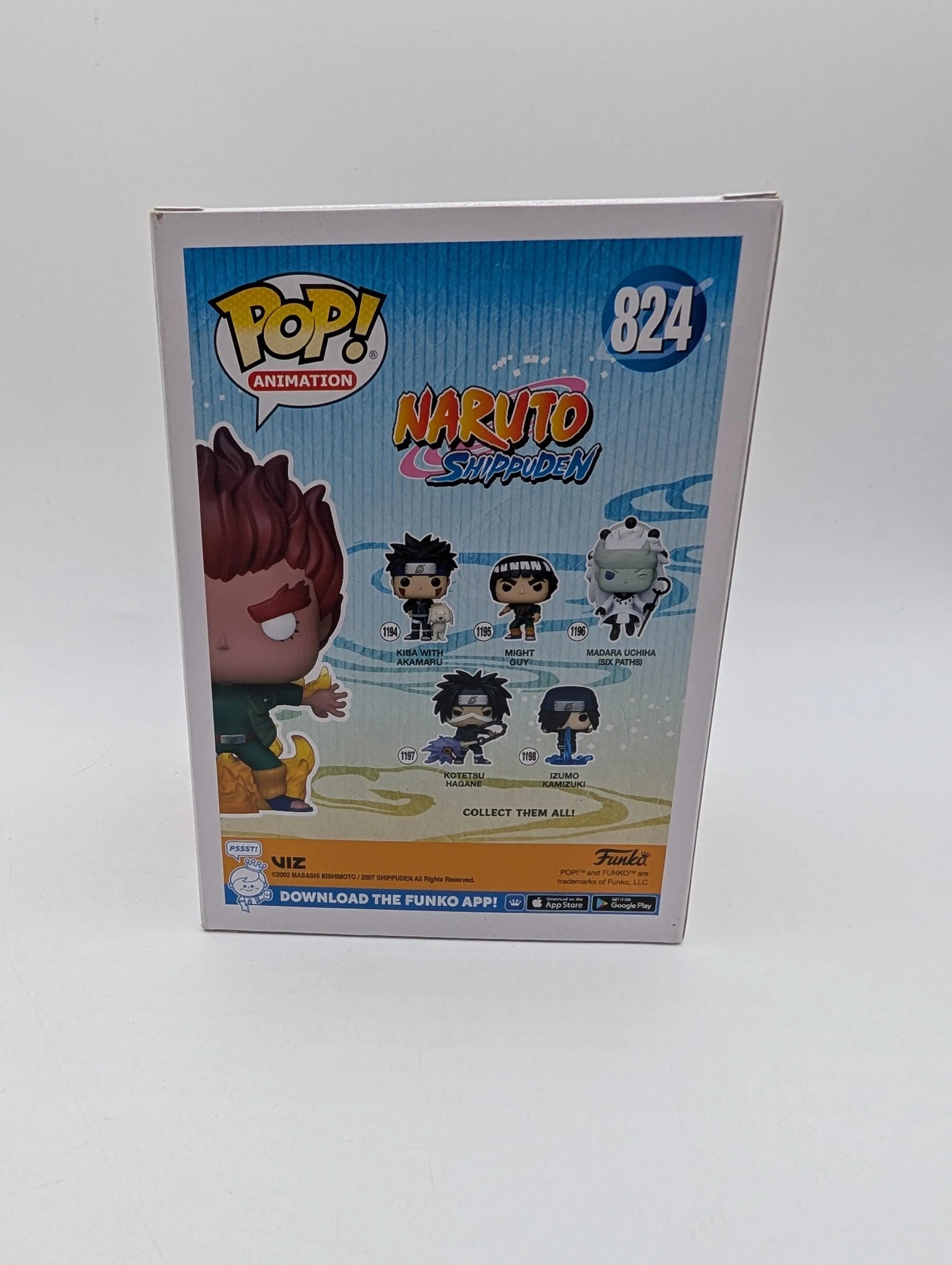Animation - Naruto Shippuden - 824 Might Guy (Eight Inner Gates) - Pop! Vinyl FRENLY BRICKS - Open 7 Days