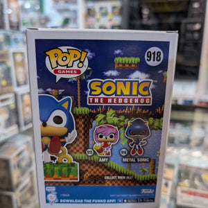 Sonic The Hedgehog Ring Scatter Sonic Funko POP! Vinyl 918 FRENLY BRICKS - Open 7 Days