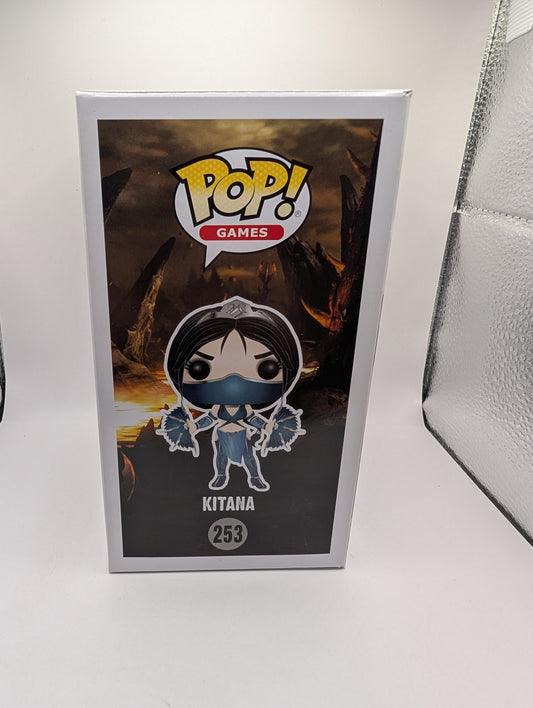 Funko Pop! Games Mortal Kombat X #253 Kitana Vinyl Figure Vaulted FRENLY BRICKS - Open 7 Days