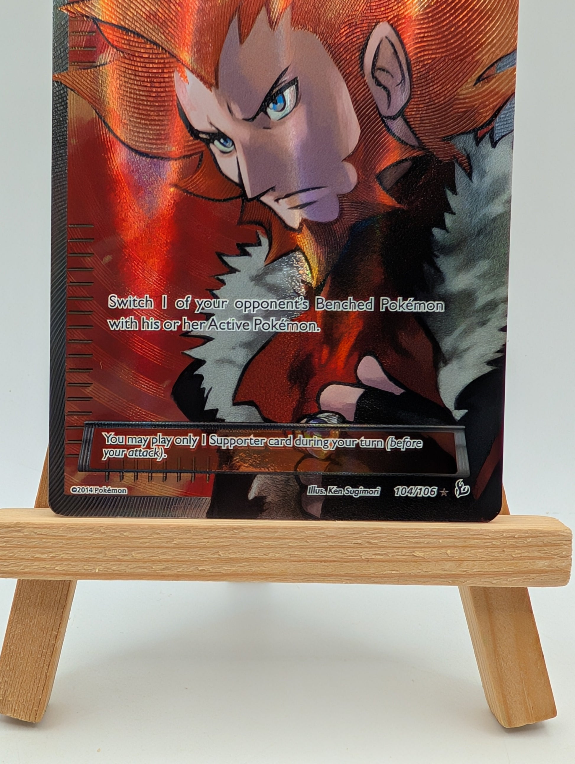 Pokémon TCG Lysandre Flashfire 104/106 Holo Full Art FRENLY BRICKS - Open 7 Days