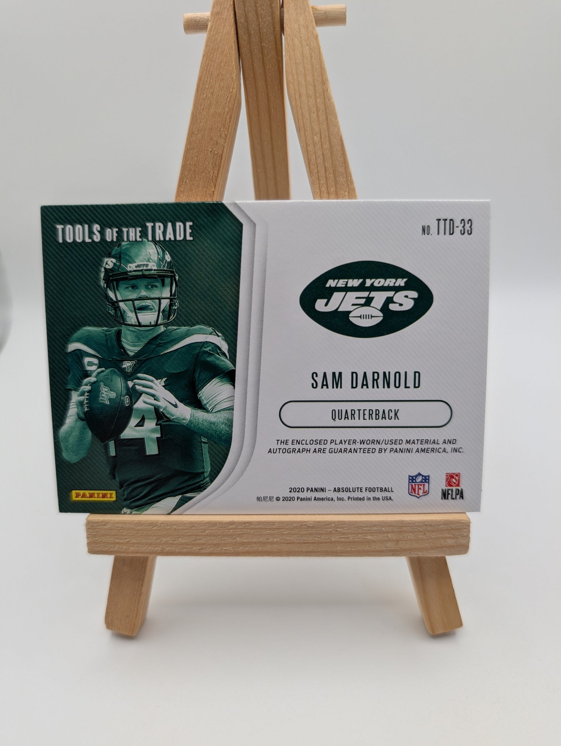 2020 Panini Absolute Tools of the Trade RPA Sam Darnold Rookie /30 FRENLY BRICKS - Open 7 Days