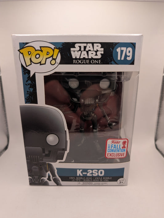 Star Wars Rogue One - K-2SO #179 NYCC 2017 Funko Pop! Vinyl FRENLY BRICKS - Open 7 Days