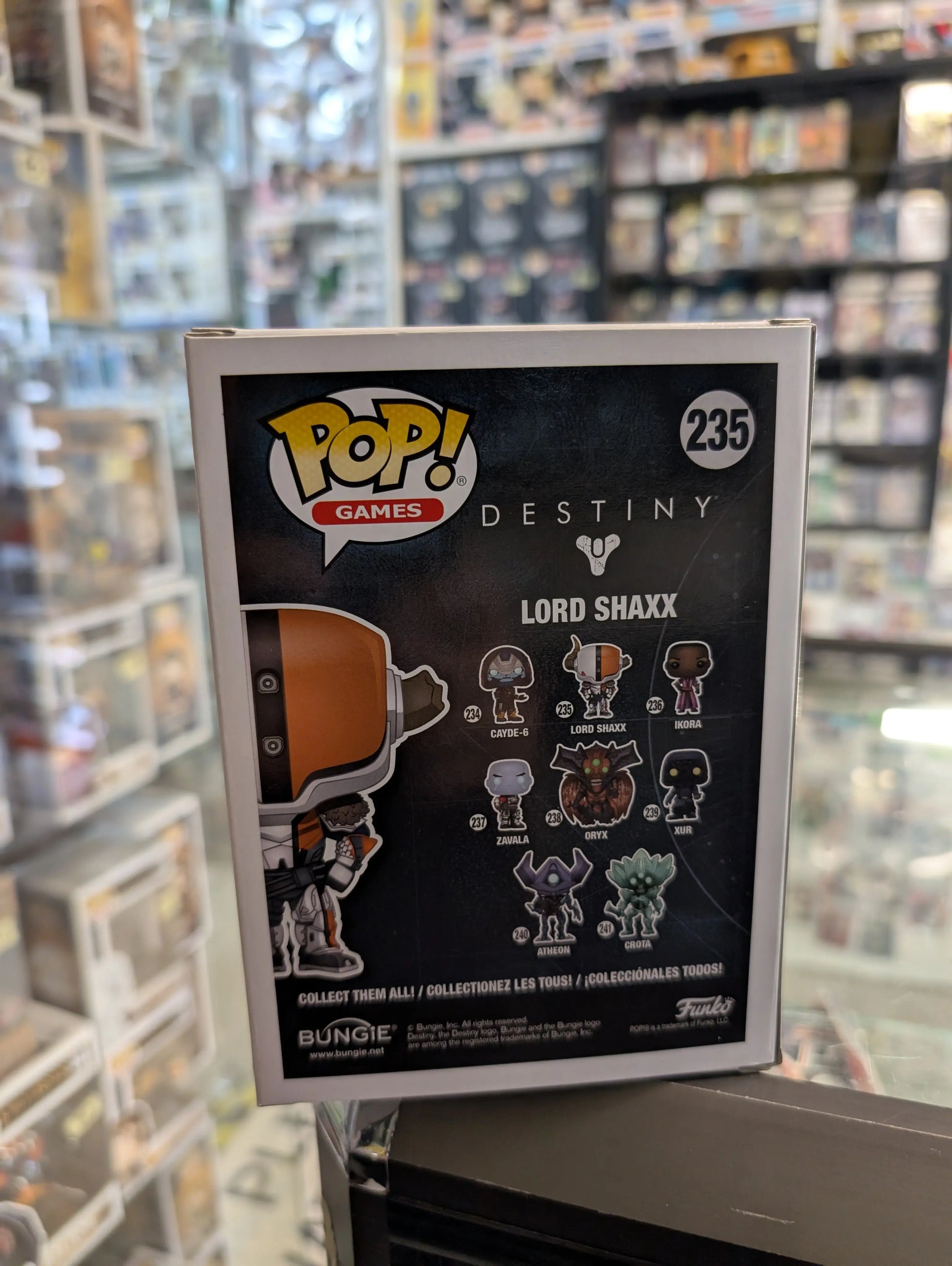 Pop Games Vinyl Figure - Pop Games - Destiny - Lord Shaxx # 235 FRENLY BRICKS - Open 7 Days
