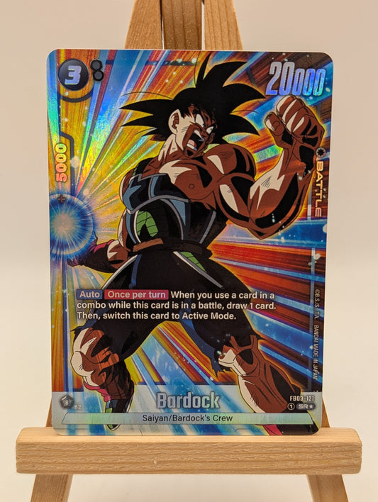 Bardock SR☆ Alt Art FB03-121  - DragonBall Fusion World M/NM FRENLY BRICKS - Open 7 Days