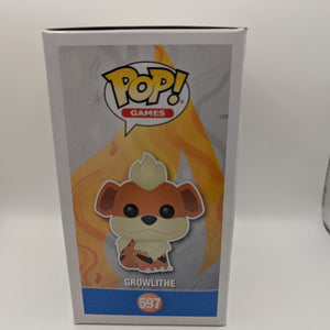 Pop Vinyl Growlithe 2020 Pokémon #597 Exclusive Flocked Funko Fall Convention FRENLY BRICKS - Open 7 Days