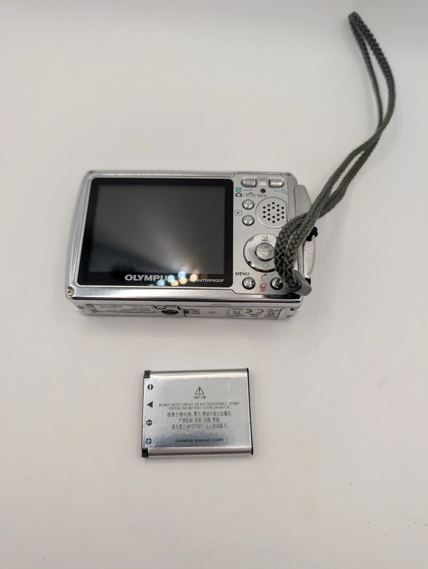 Olympus µ 720 SW 7.1 MP Digital Camera Blue/Silver - Not Working FRENLY BRICKS - Open 7 Days