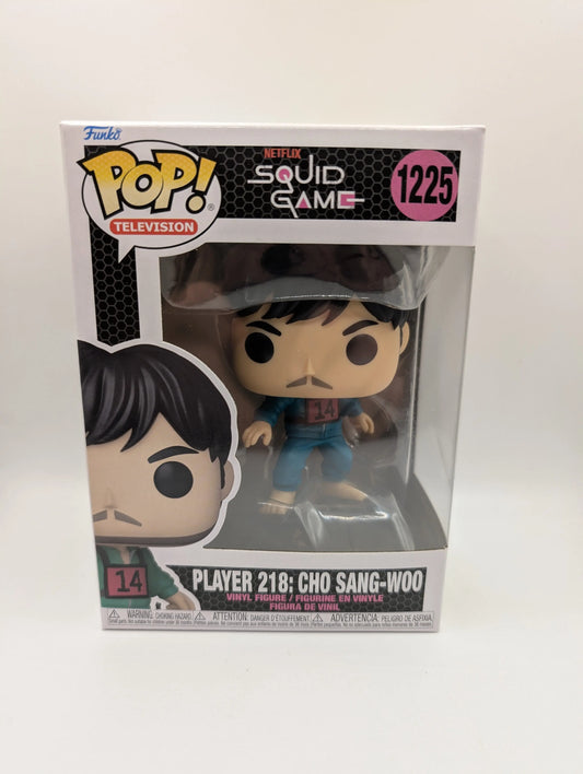 Pop Funko Player 218 Cho Sang-Woo #1225 Squid Games Netflix Figure FRENLY BRICKS - Open 7 Days