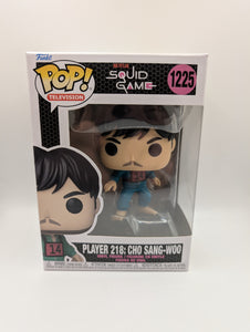Pop Funko Player 218 Cho Sang-Woo #1225 Squid Games Netflix Figure