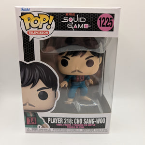 Pop Funko Player 218 Cho Sang-Woo #1225 Squid Games Netflix Figure