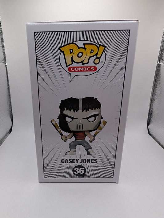 Funko POP Teenage Mutant Ninja Turtles TMNT Casey Jones CHASE Comics 36 FRENLY BRICKS - Open 7 Days
