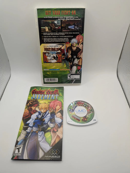 Guilty Gear Judgment (Playstation Portable) PSP CIB COMPLETE FRENLY BRICKS - Open 7 Days